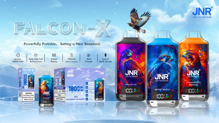 JNR Falcon X 18000 Blue Razz Ice